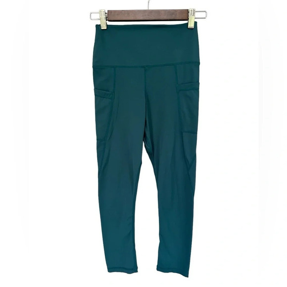 Glyder | High Rise Crop Leggings in green, Size XS - Picture 3 of 9